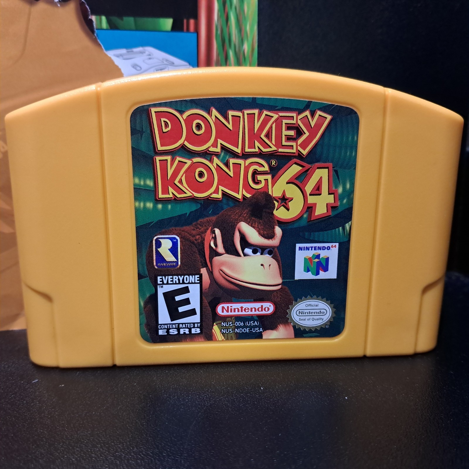 Donkey Kong 64 Nintendo 64 Authentic W/ Manual N64 Video Game Clean Tested Works