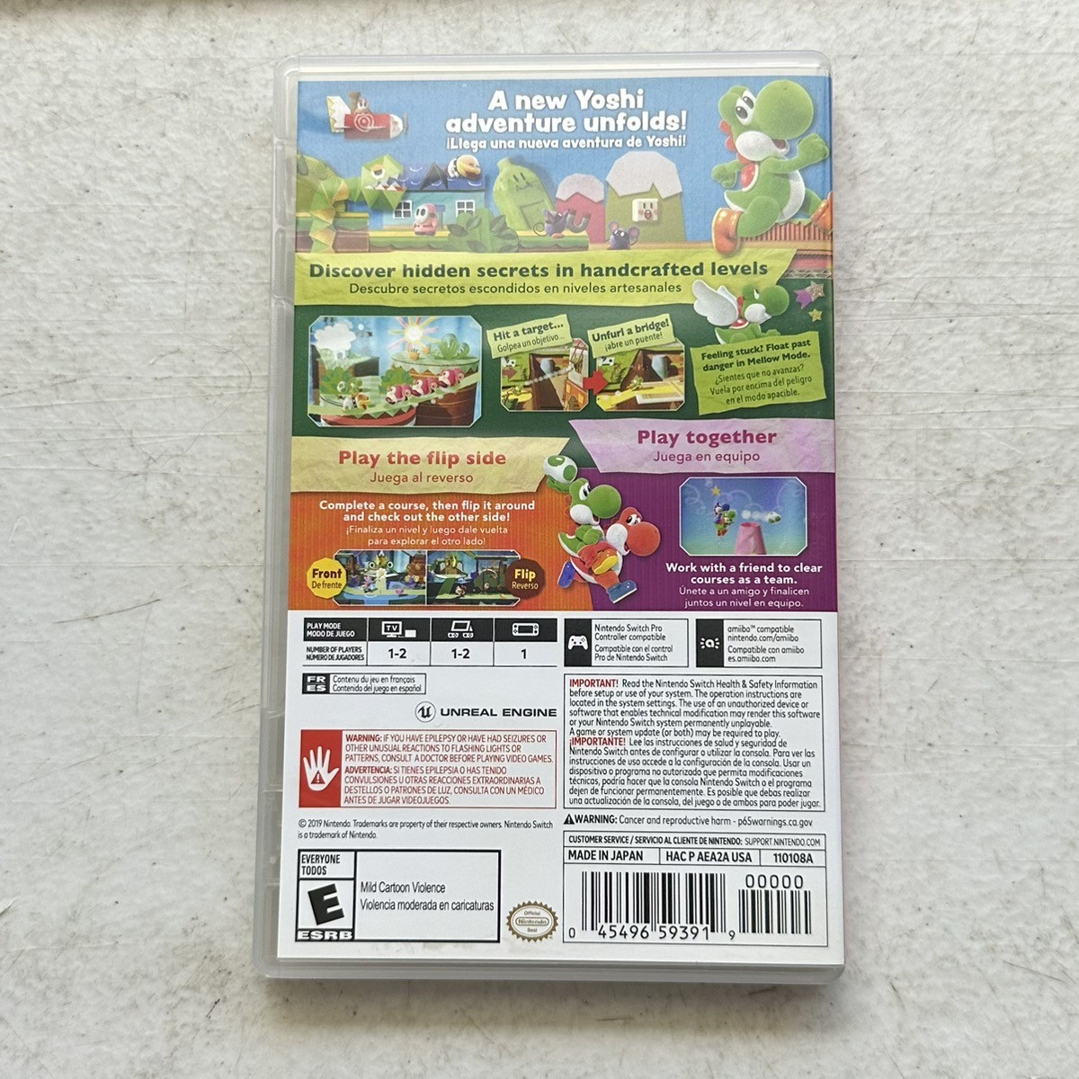 Yoshi’s Crafted World – Nintendo Switch (PAP008502)
