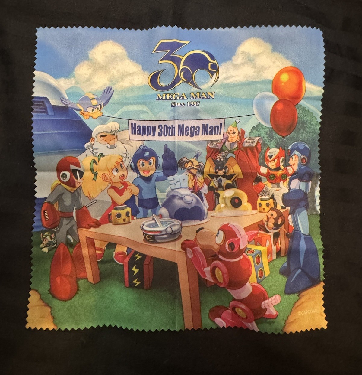 Mega Man Legacy Collection 1 + 2 – Nintendo Switch DLC Cleaning Cloth 30th