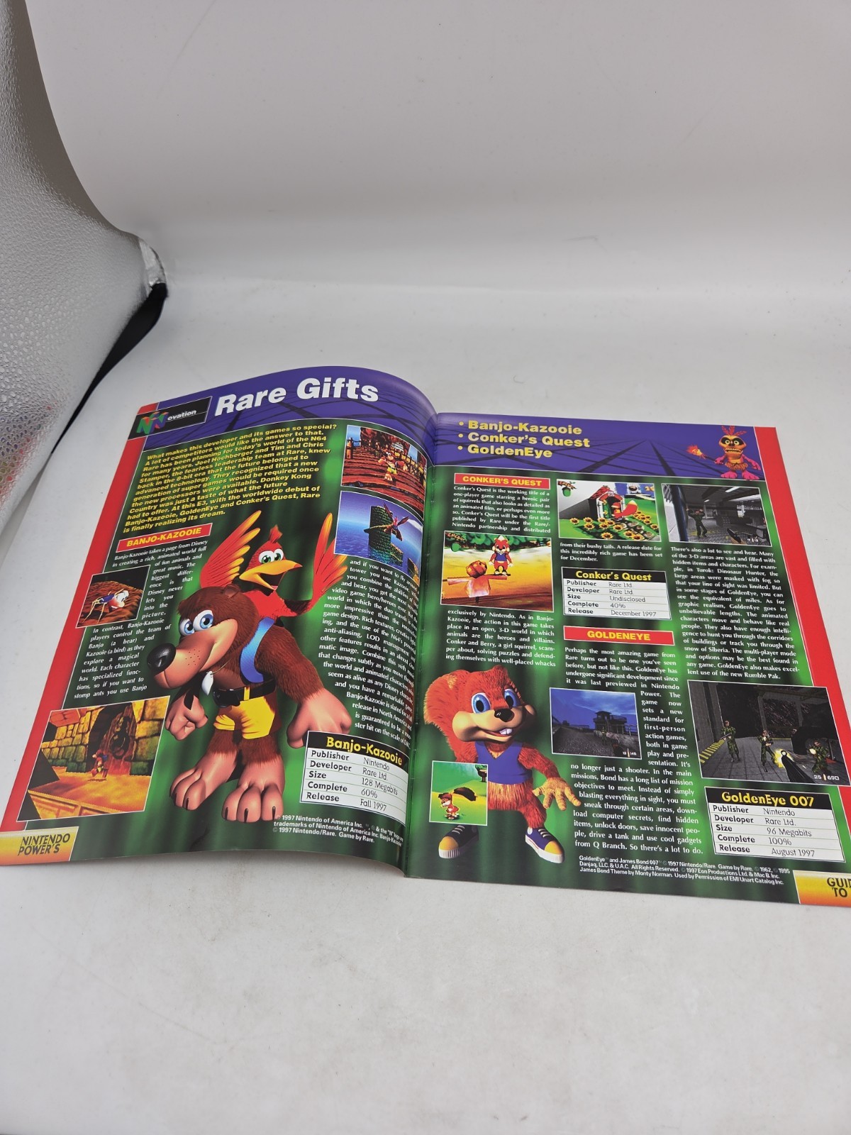Nintendo Power Guide To E3 1997 Promotion Retail Game Catalog / Booklet