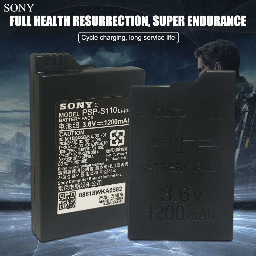 New OEM Original For Sony PSP Replacement Battery PSP 2000 3000 PSP-S110 1200mAh