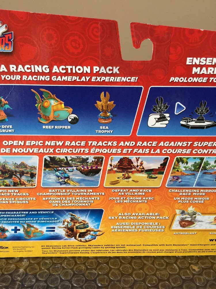 Skylanders SuperChargers: Racing Sea Pack Racing Sea Pack Sea Trophy Fast Ship!!