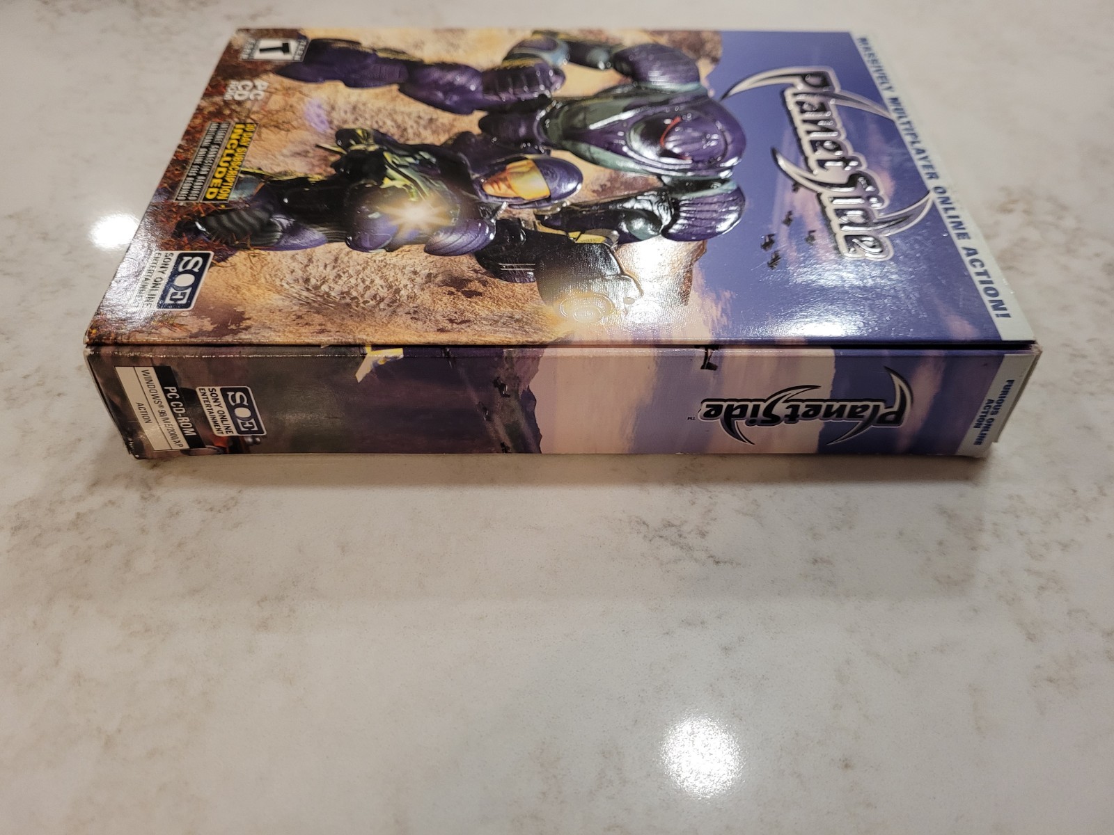 Vintage Sony Online Entertainment PlanetSide PC Game CD-ROM 2003 Complete
