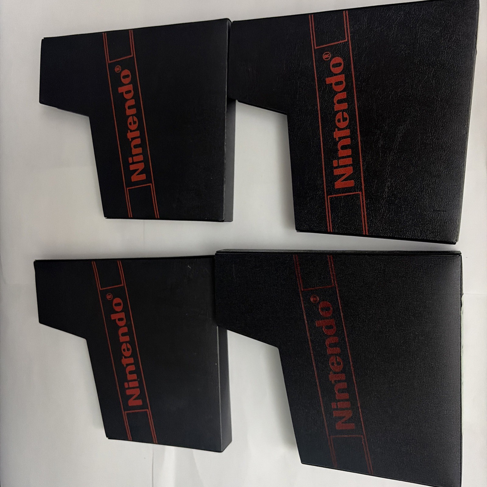 4 Pieces Black Matte Covers Protector For Nintendo NES Cartridge Dust Sleeve