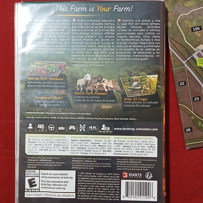 Farming Simulator 25 (PC) slightly used.