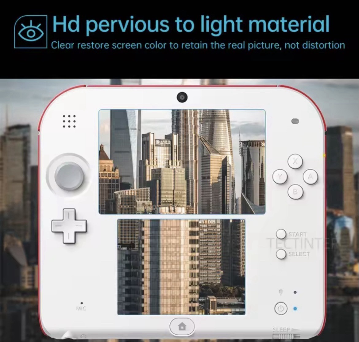 2pcs Screen Protector Film Compatible with Nintendo 2DS Top & Bottom Screen Film