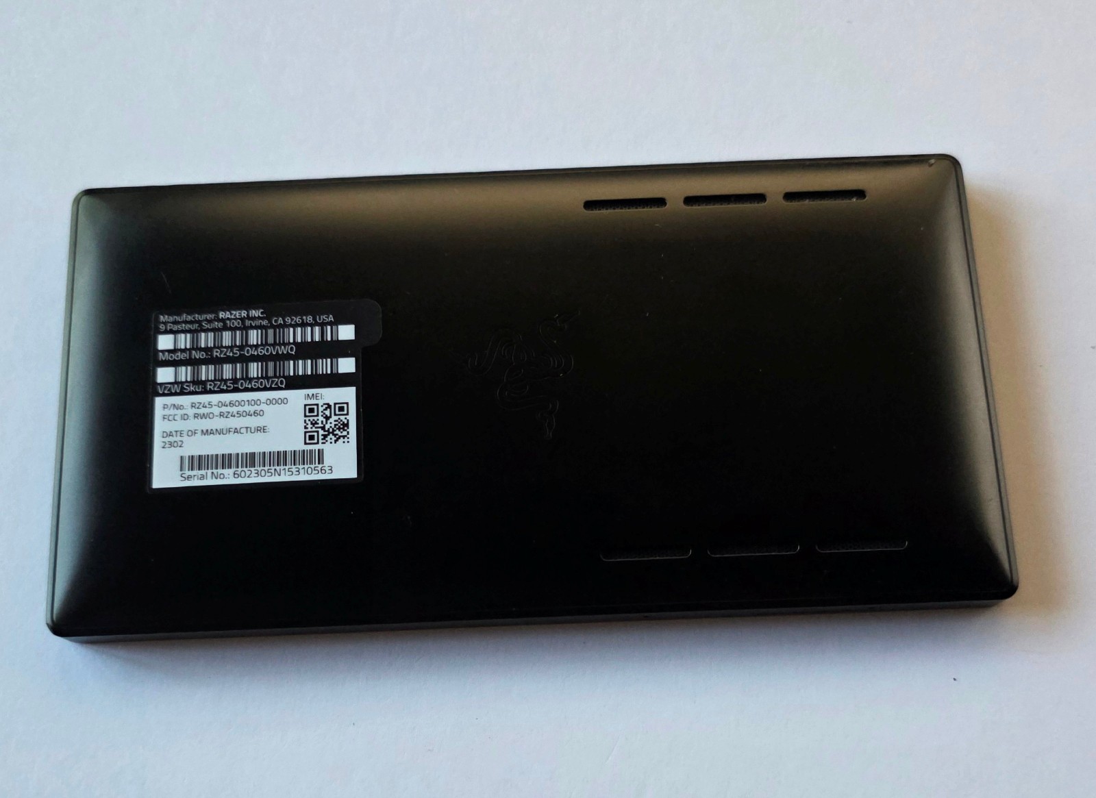 Unused Original Black Razer Edge 5G Gaming Handheld Android 128GB TABLET ONLY