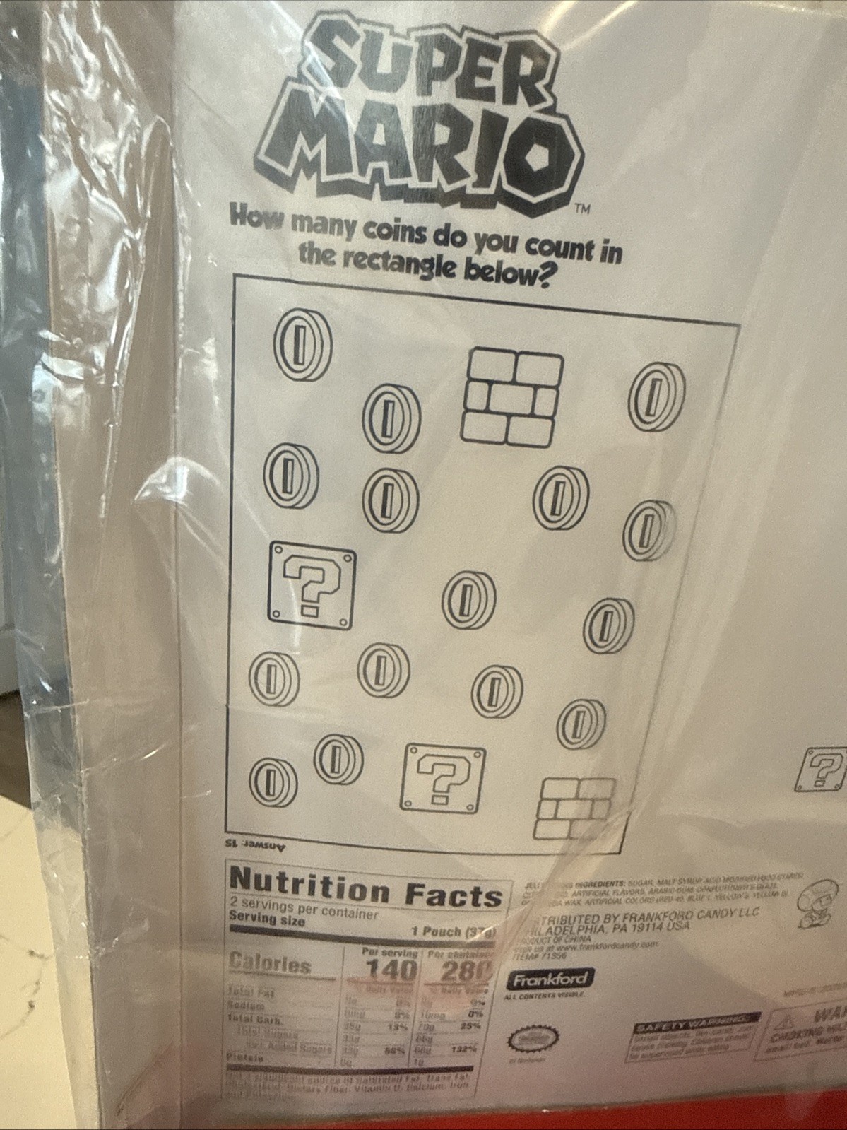 Super Mario Bros Gift Basket &Toys,Jelly Beans Candy and Bonus Mario Tube Topper