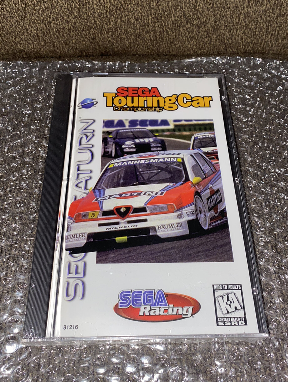 Sega Touring Car Championship SEALED! Sega Saturn CASE FRESH ARCADE CLASSIC!