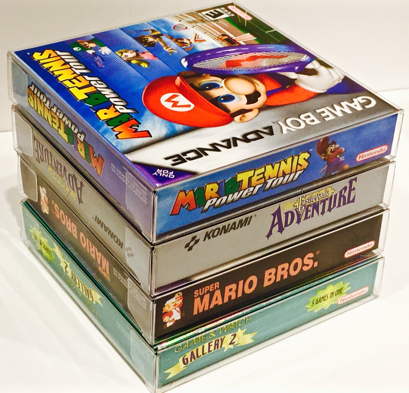 5 Box Protectors For GAME BOY / VIRTUAL / COLOR / ADVANCE Nintendo Cases CIB