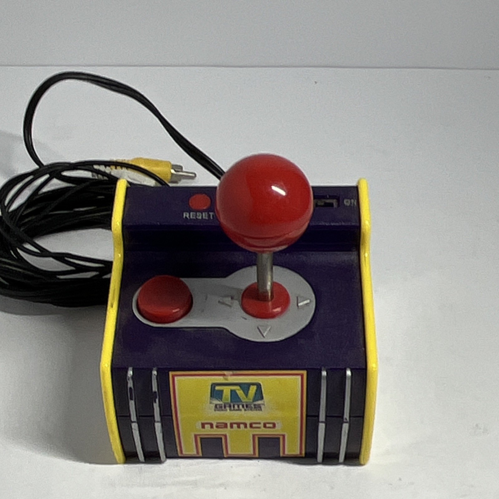 Namco Plug & Play TV Games Joystick Console Yellow Purple Red Composite RCA