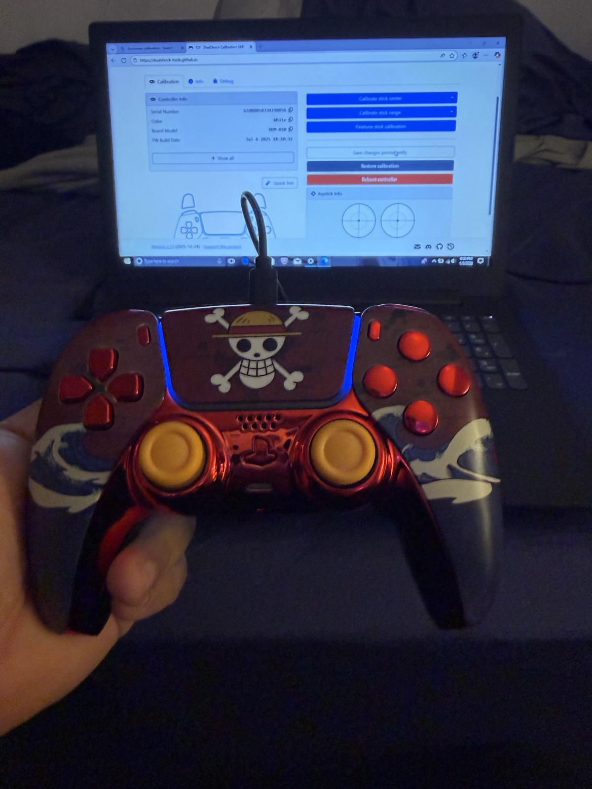 Custom One-Piece Pro Controller –TMR Joysticks • Clicky Triggers • Back Buttons