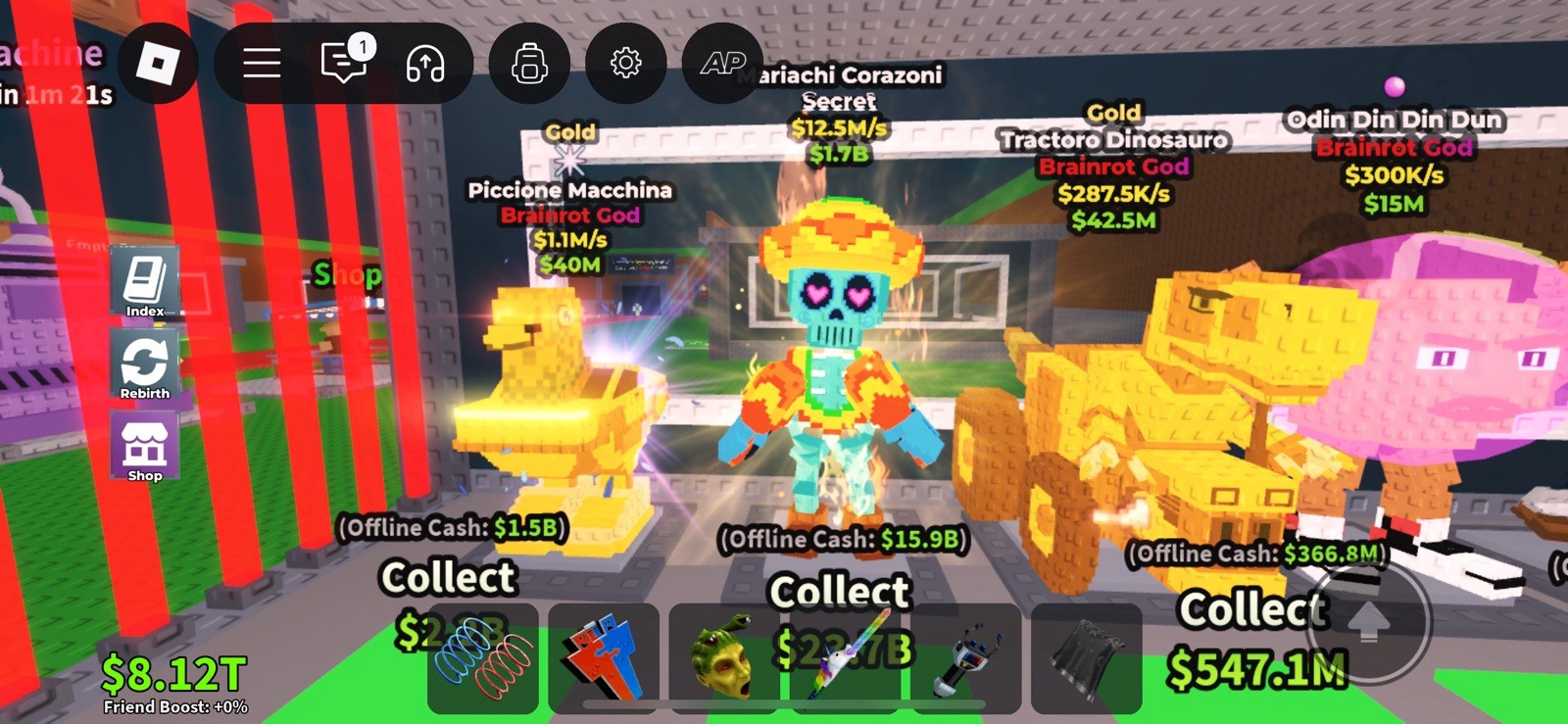 3 Brainrot In Steal A Brainrot