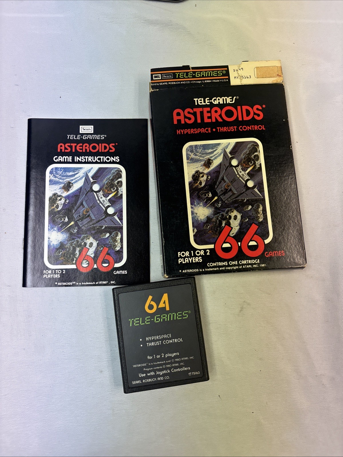 Asteroids Sears Tele-Games (Atari 2600, 1981)