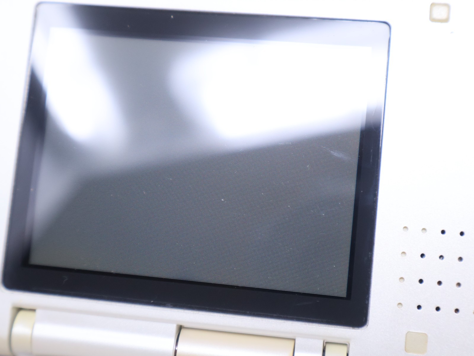 Nintendo DS Handheld System Tested Working Pure White w/ Charger & Stylus