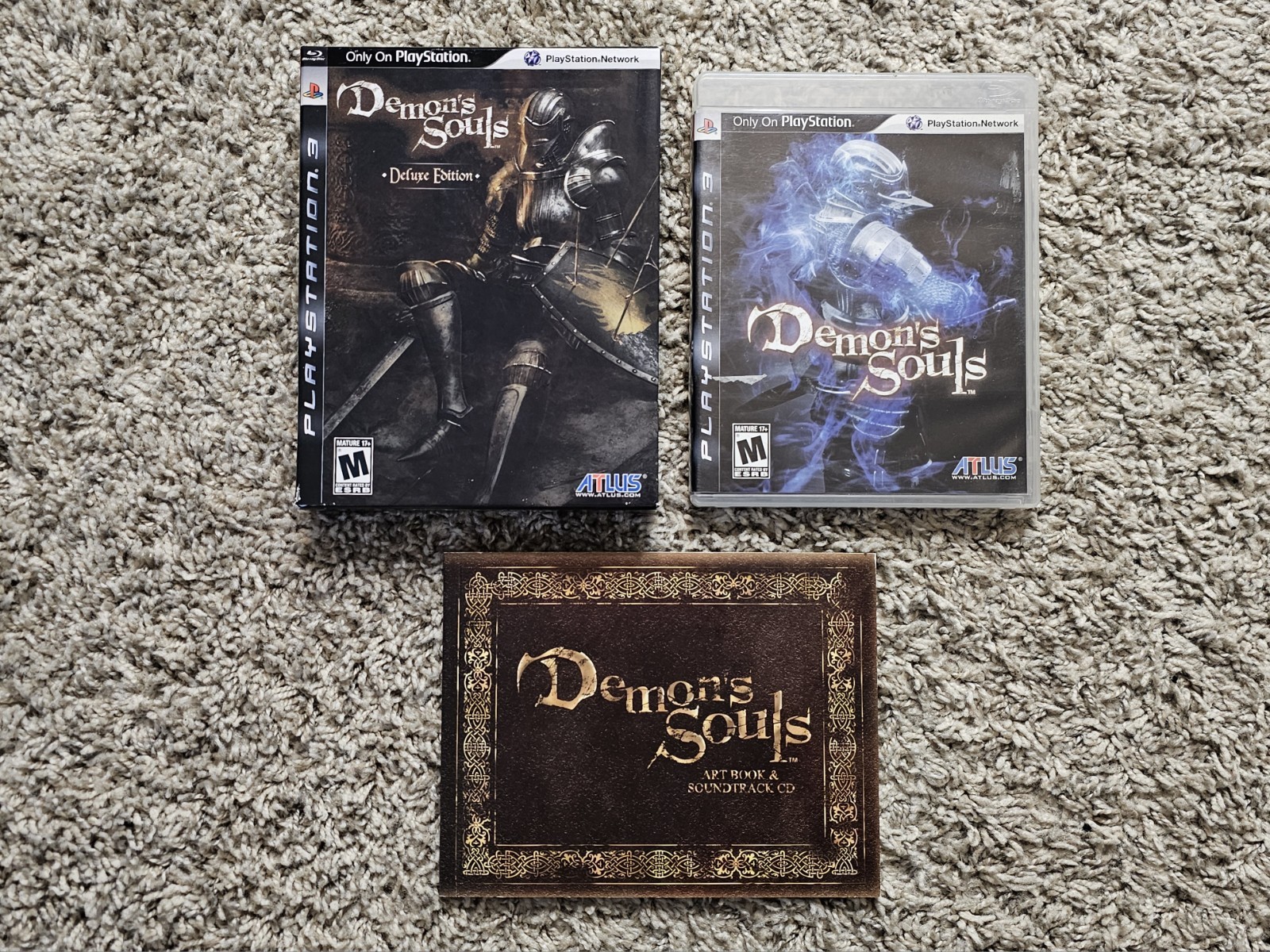 NO GUIDE Demon’s Souls Deluxe Edition PlayStation 3 PS3 2009 Atlus From Software