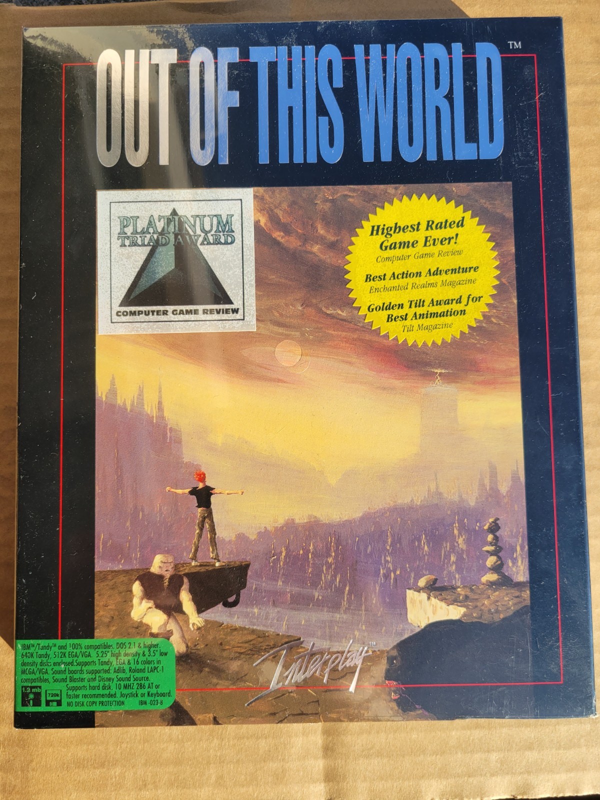Vintage Out of This World Adventure Game – PC 1991