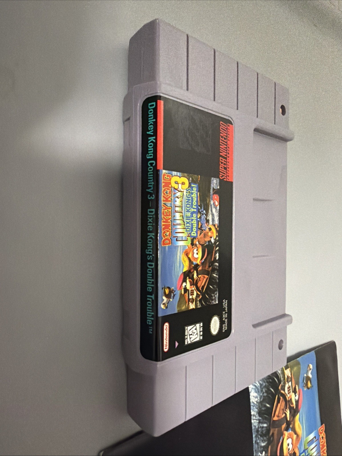Donkey Kong Country 3: Dixie Kong’s Double Trouble! SNES w/ Manual AMAZING LABEL