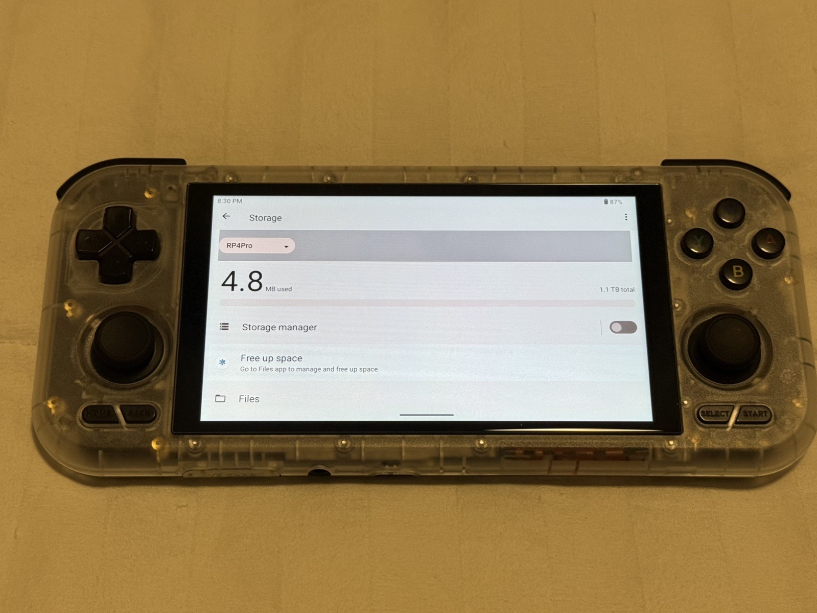 Retroid Pocket 4 Pro + Official Grip & Case, 128GB + 1TB SD Card
