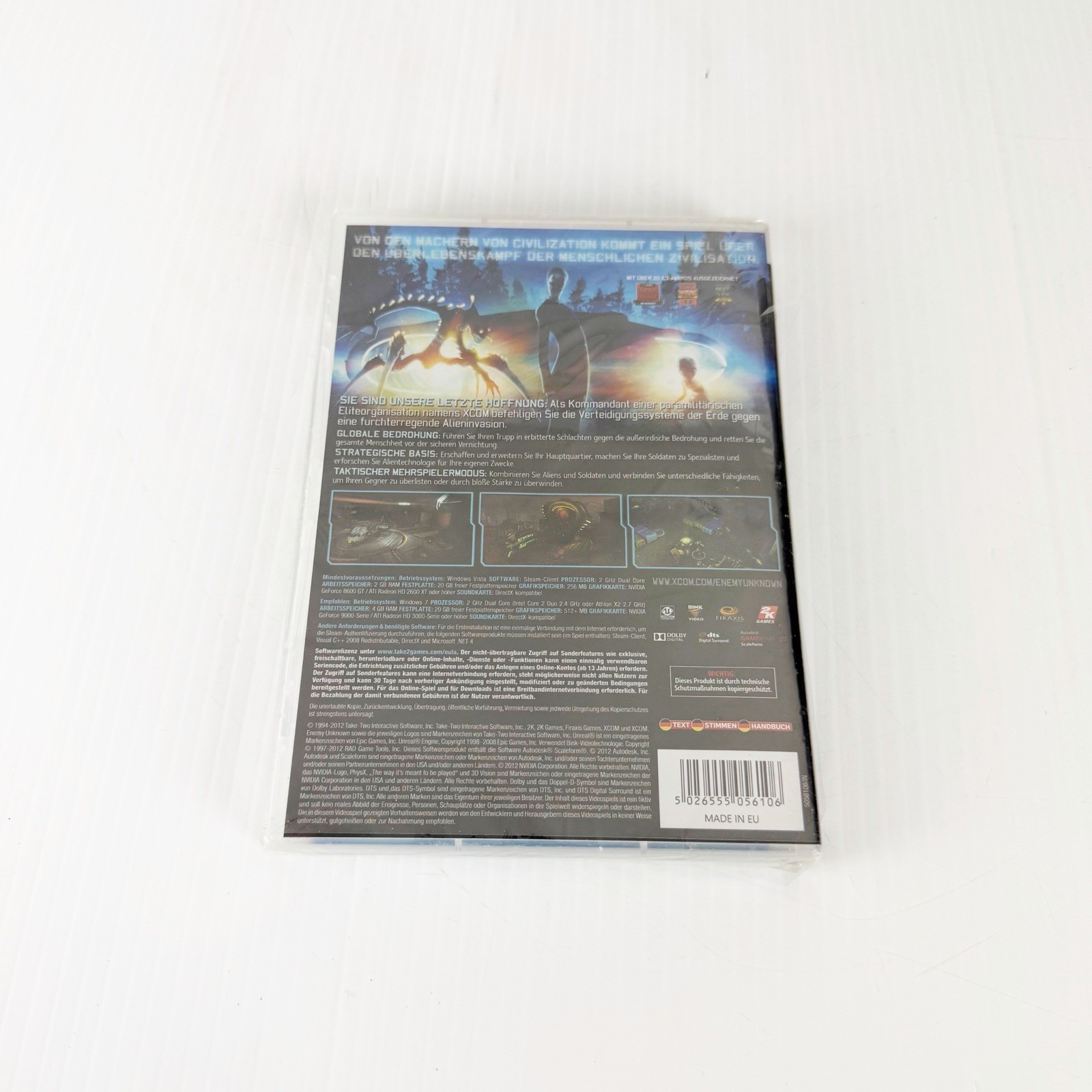 XCOM Enemy Unknown PC Video Computer Game German EU Sealed