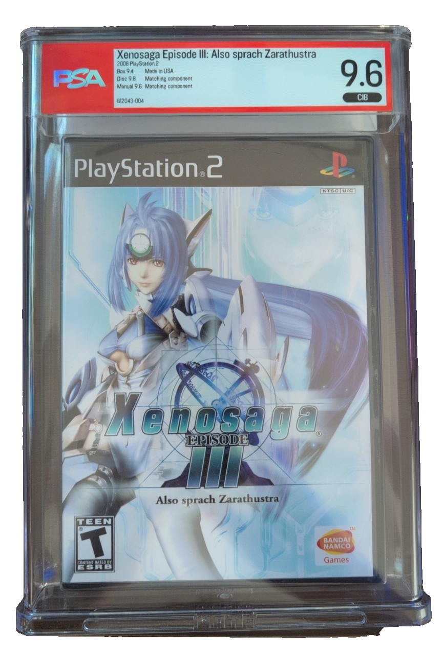 Xenosaga Episode III Also Sprach Zarathustra – PS2 – PSA 9.6 – Graded CIB