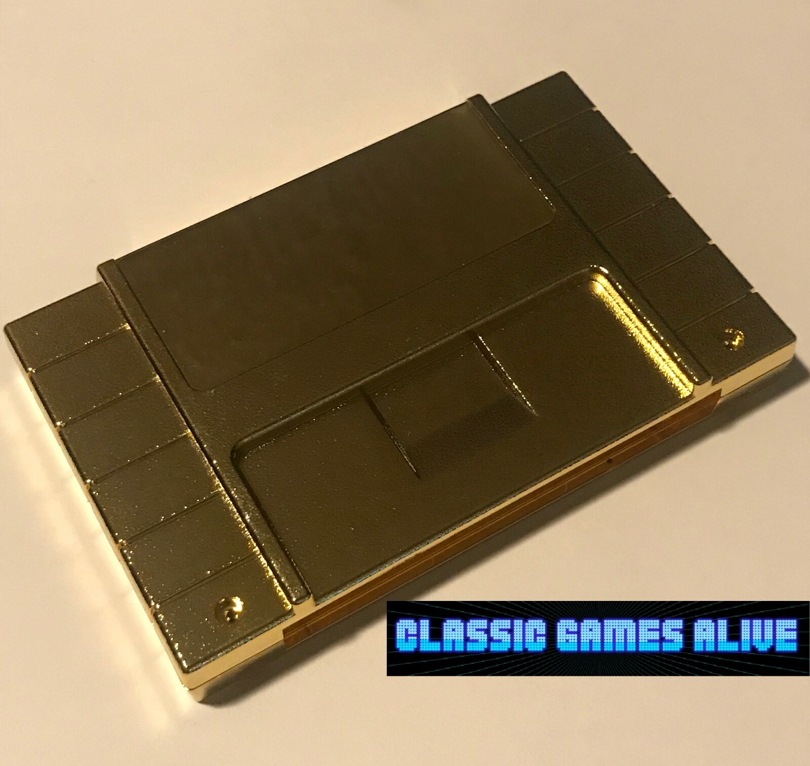 Legend of Zelda Game Case Cartridge – Gold Platinum (Metal Plating) NES SNES N64