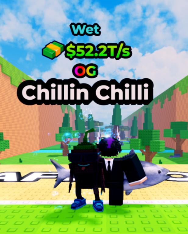 ✨ Kick a Lucky Block | Wet OG Chillin Chilli $52.2T/s (MAX LVL 75) ✨