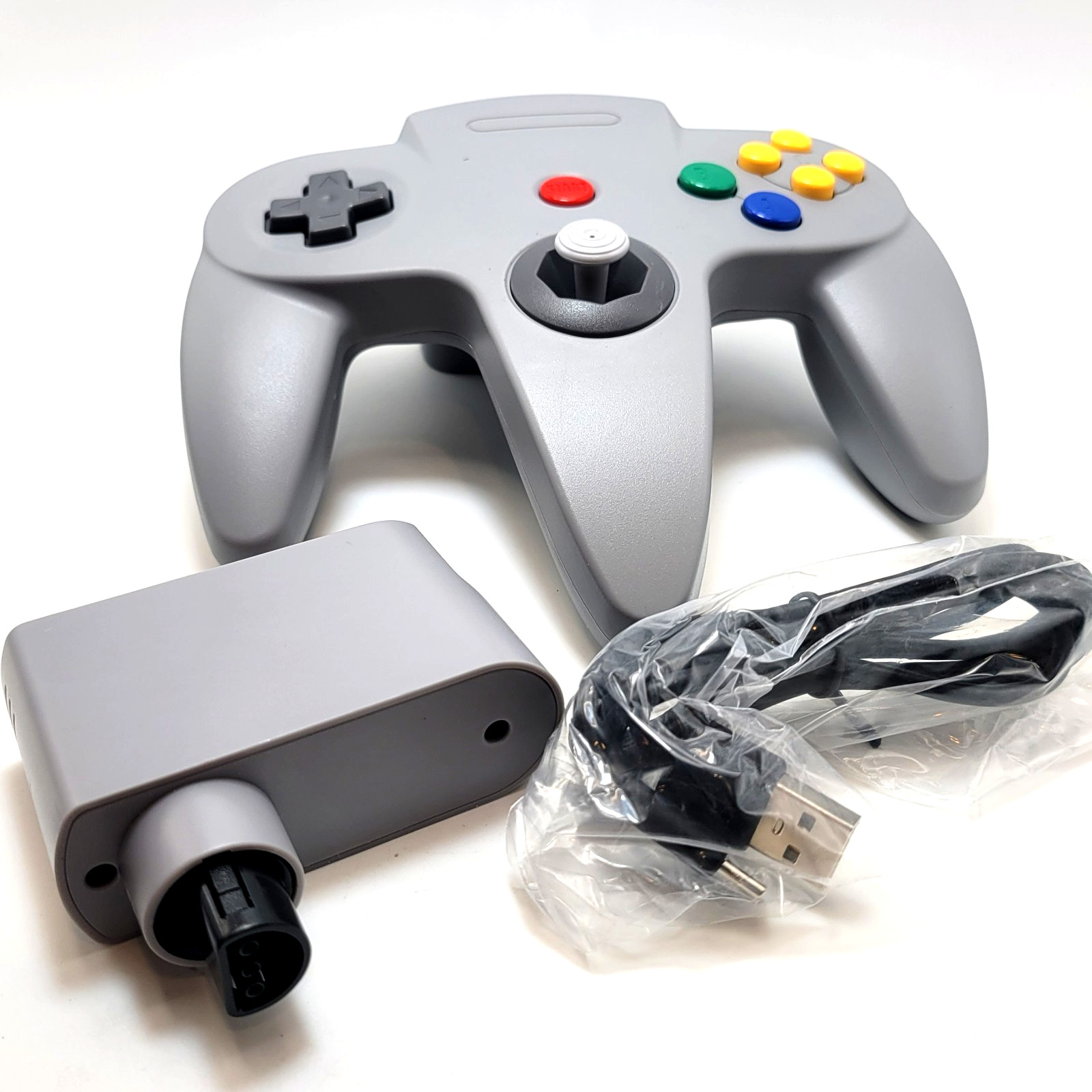 Nintendo 64 Wireless Controller 2.4 Ghz for N64 – TeknoGame® – Brand New in Box