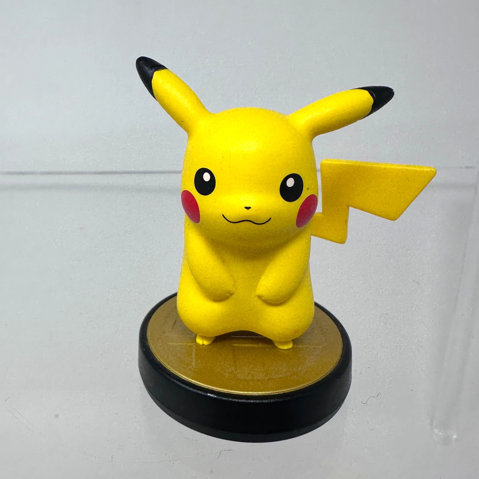 Amiibo Pikachu Figure Super Smash Bros Pokemon Yellow Mouse Nintendo Toy 3″