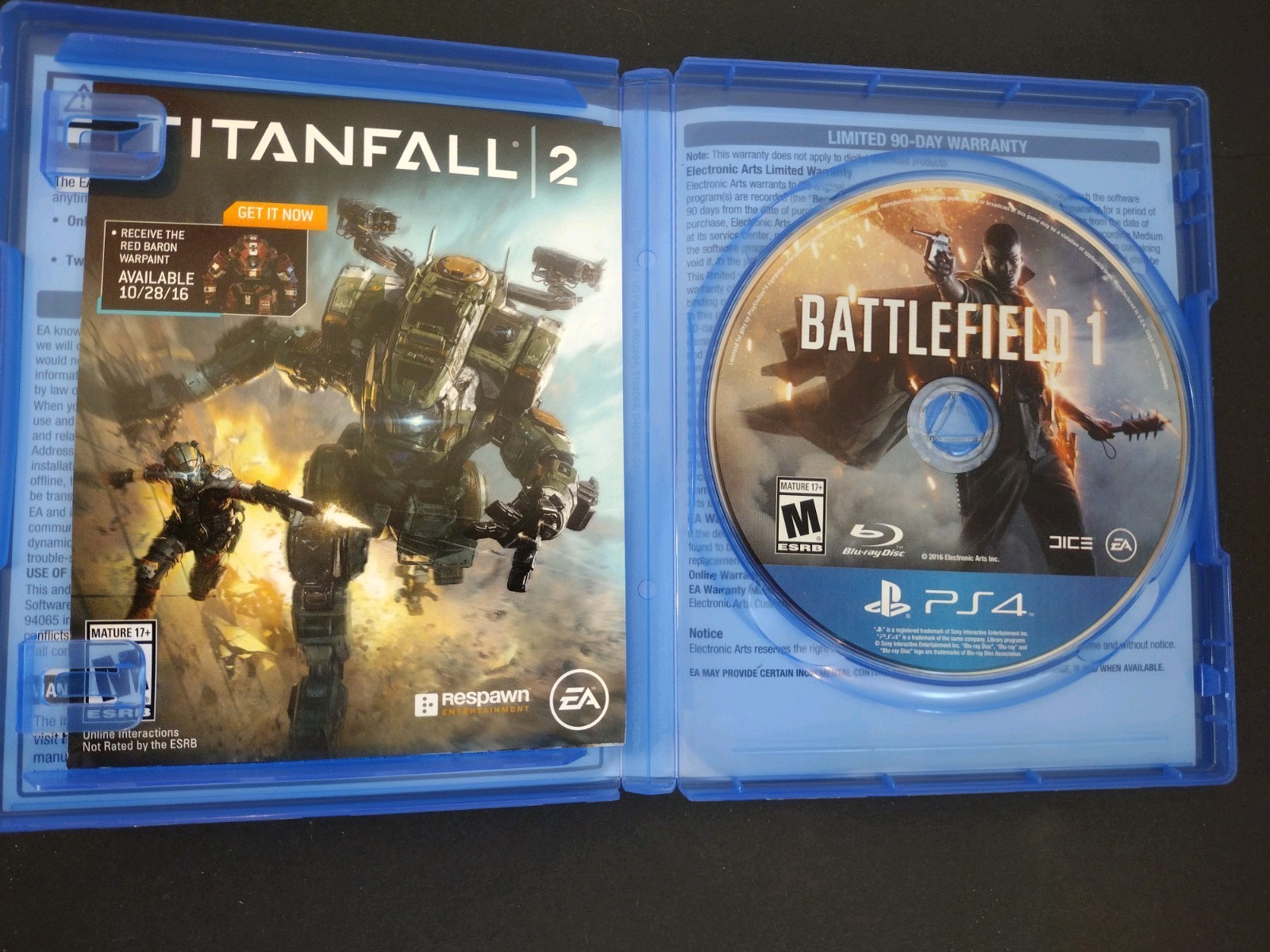 Battlefield 1 (PlayStation 4 PS4, 2016) COMPLETE IN BOX
