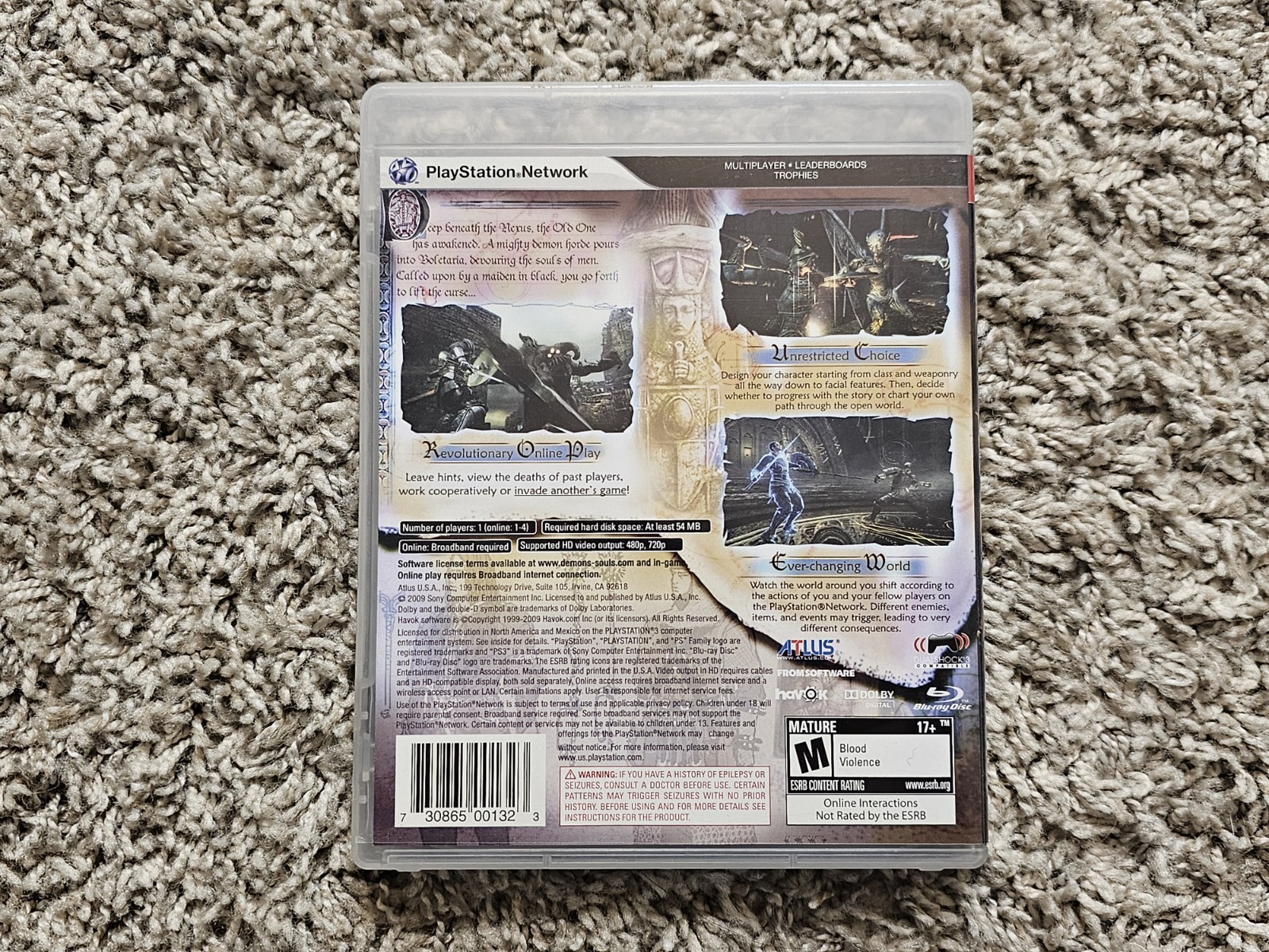 NO GUIDE Demon’s Souls Deluxe Edition PlayStation 3 PS3 2009 Atlus From Software