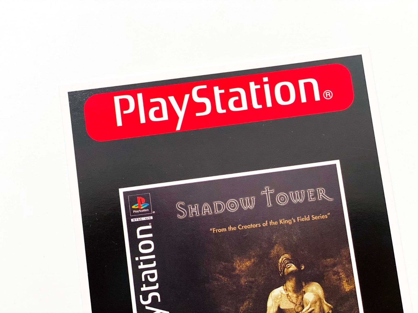 Shadow Tower (PS1) VIDPro Card [5×7 CARD ONLY] *NO GAME *AUTHENTIC