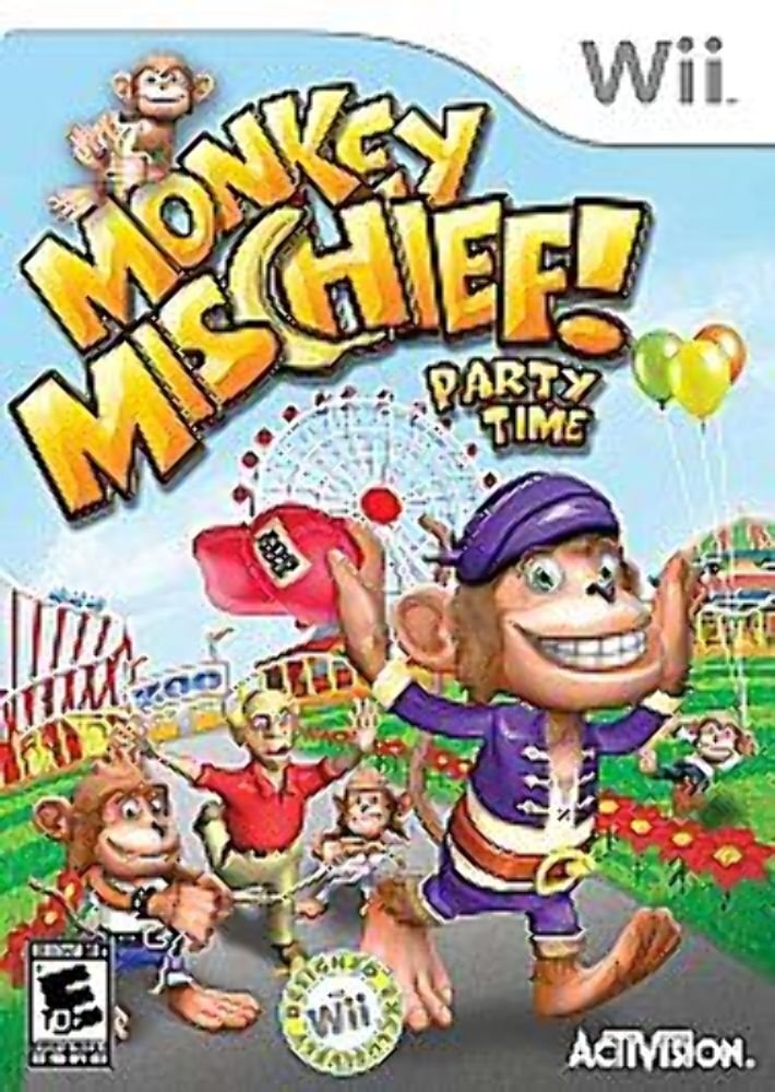 Monkey Mischief! For Wii Puzzle Brand New