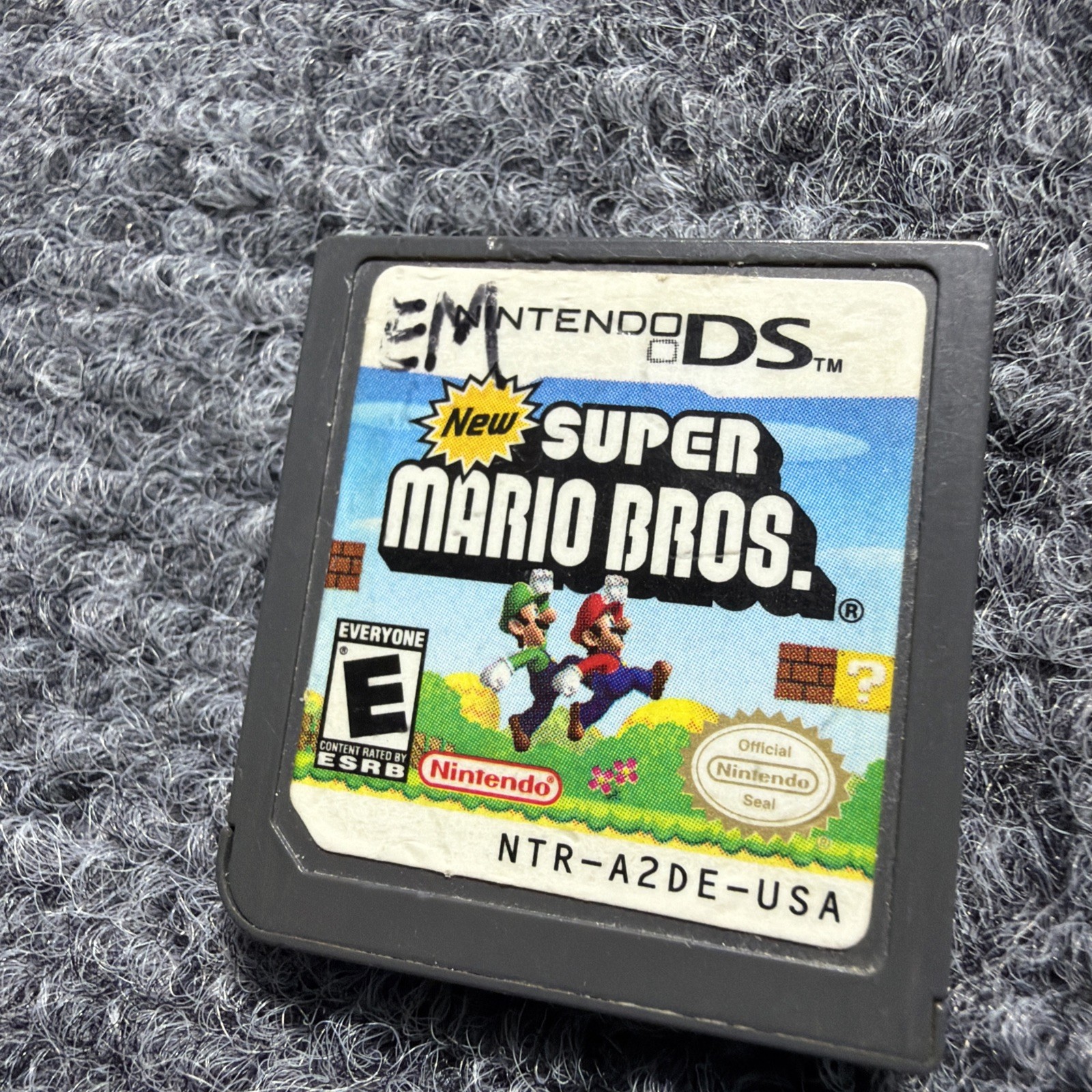 New Super Mario Bros. Nintendo DS Cartridge Only Tested Authentic Free Ship!