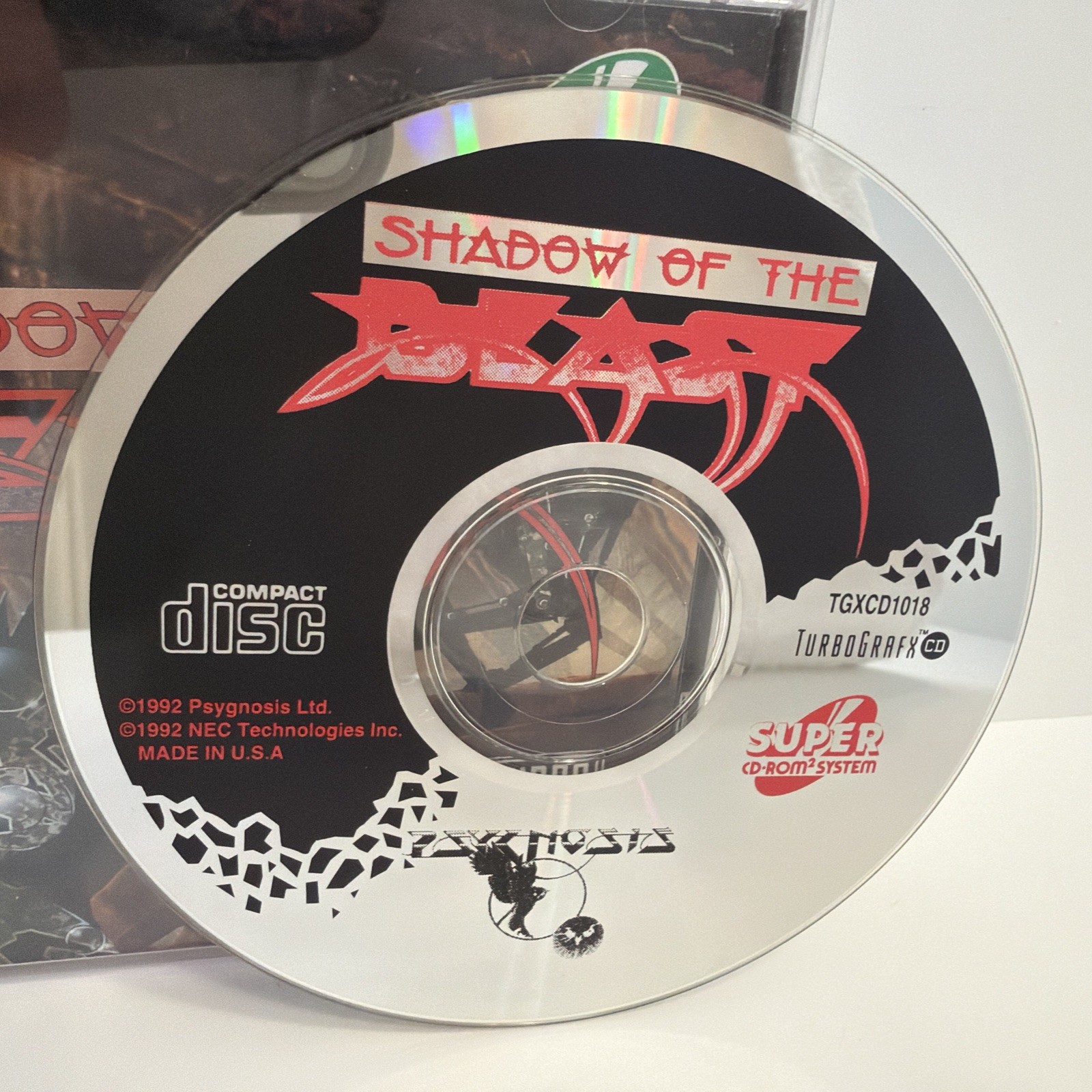 Shadow of the Beast TurboGrafx Super CD Turbo Duo Tested Complete CIB