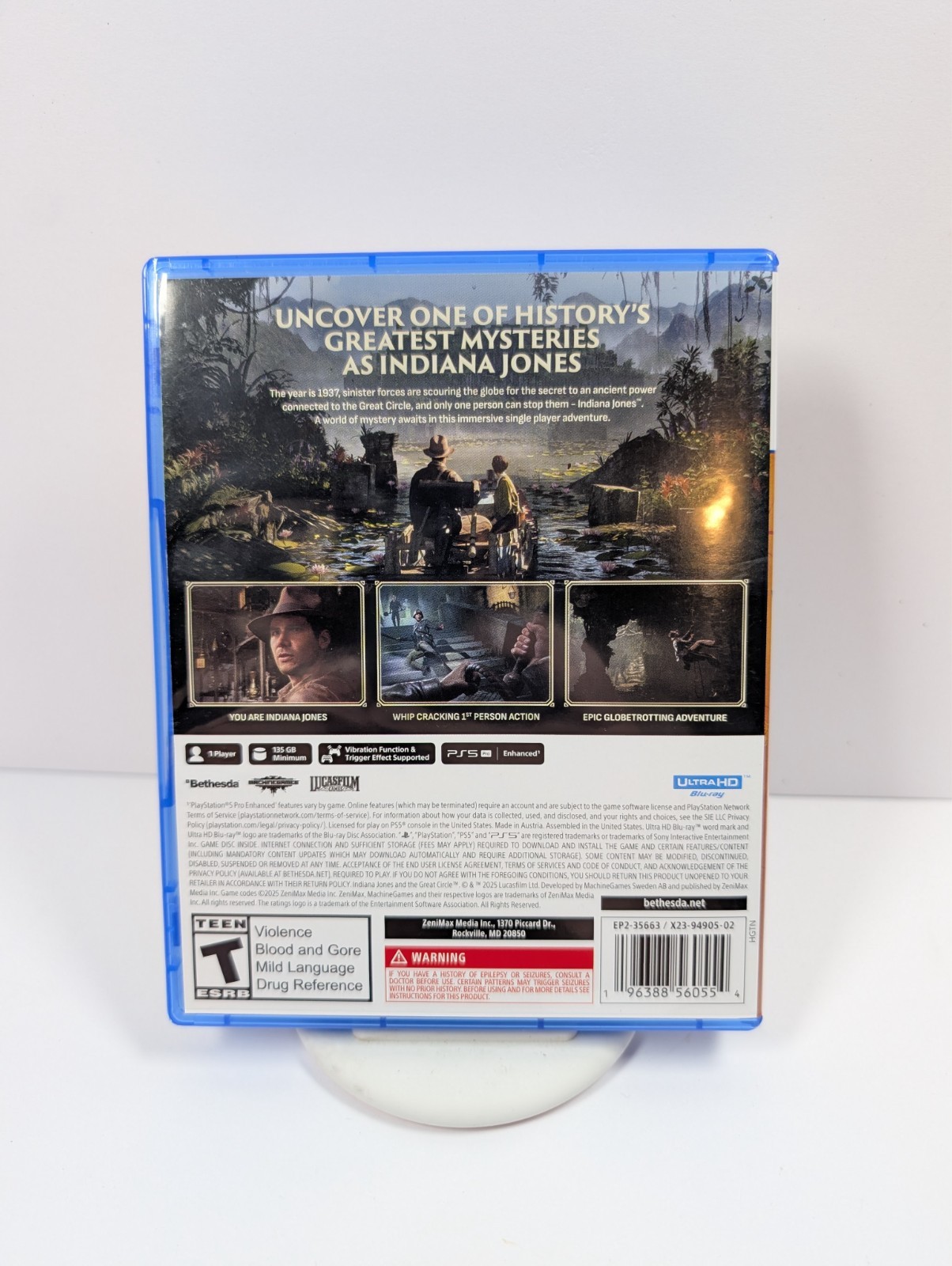 Indiana Jones And The Great Circle Sony PlayStation 5 PS5 Game – Free Shipping