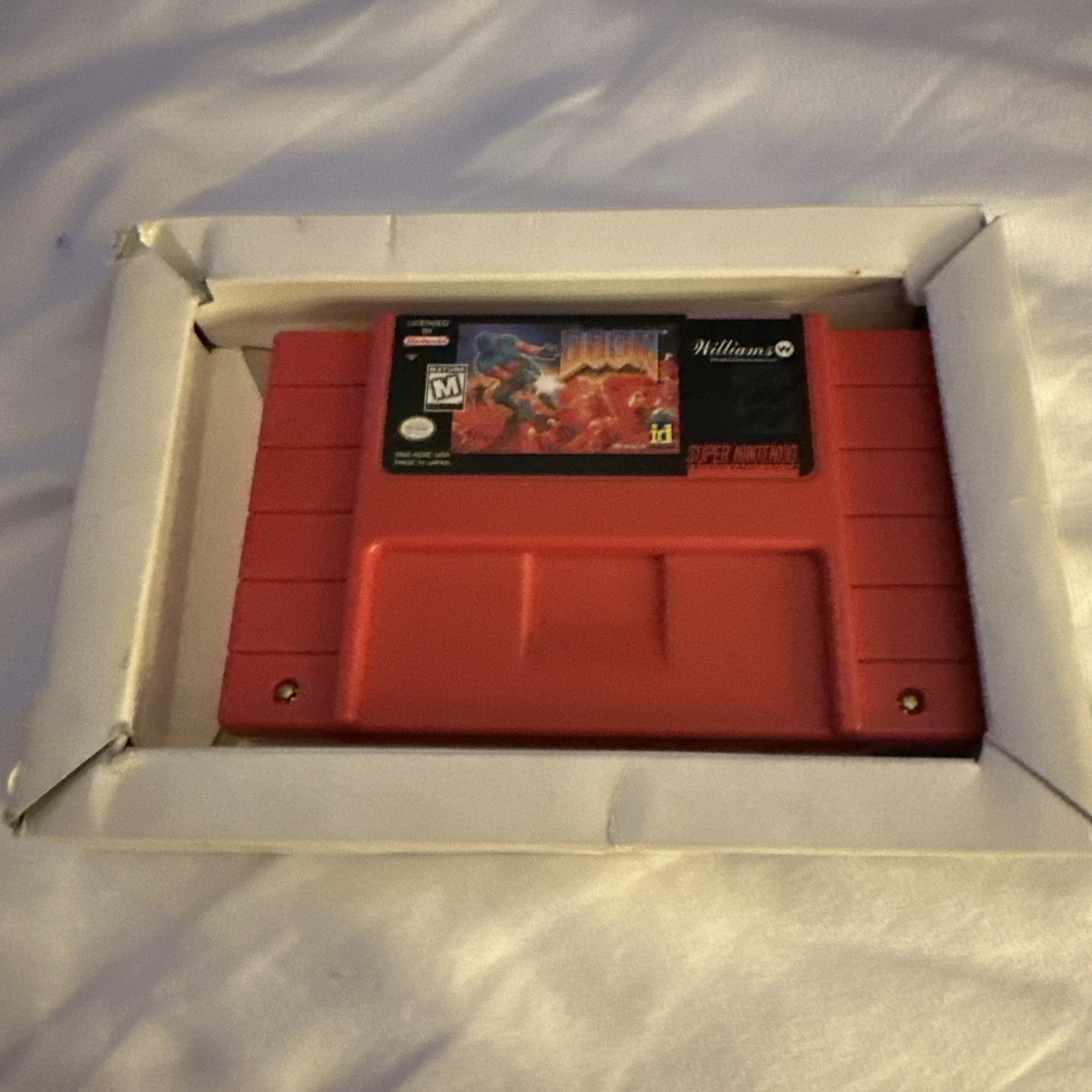 Doom Original Super Nintendo SNES, Box And Cart, No Manual TESTED