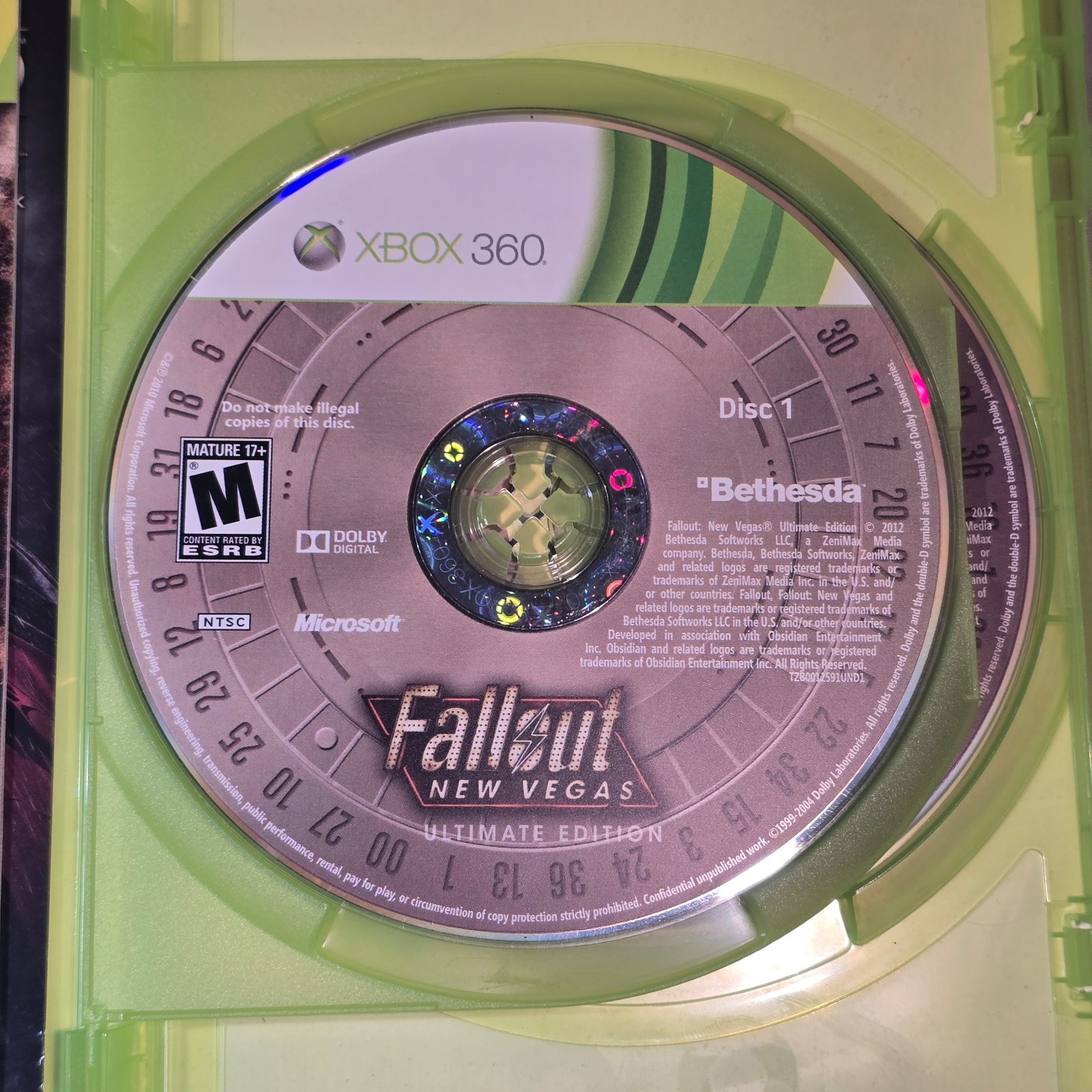 Microsoft Xbox 360 Fallout New Vegas Ultimate Edition