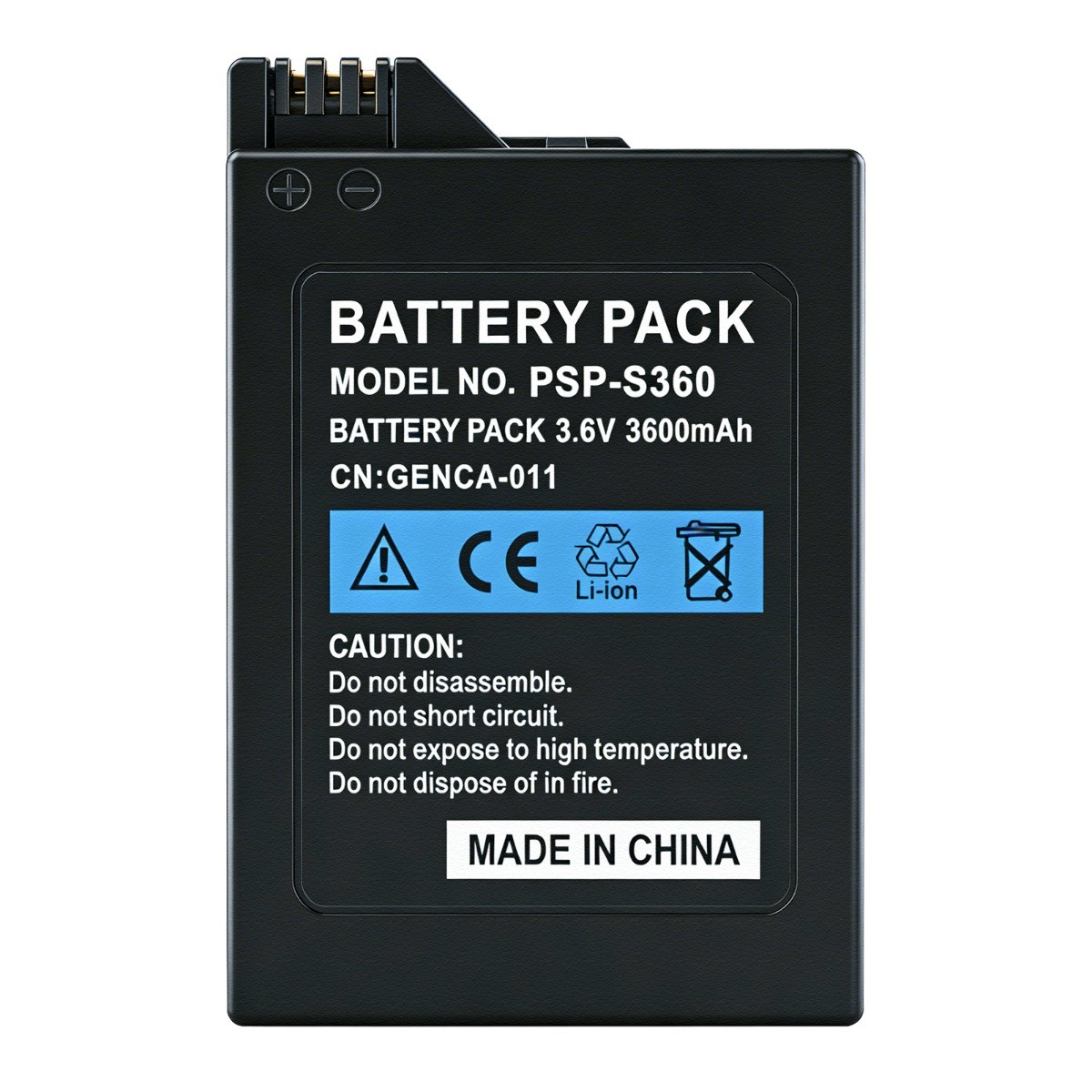 2PCS 3.6V 3600mAh Battery Charger Kit For PSP 2000 2001 3000 Rechargeable Backup
