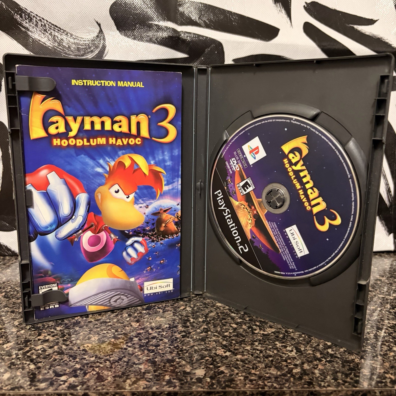 Rayman 3: Hoodlum Havoc PS2 CIB W/ Manual Tested Working