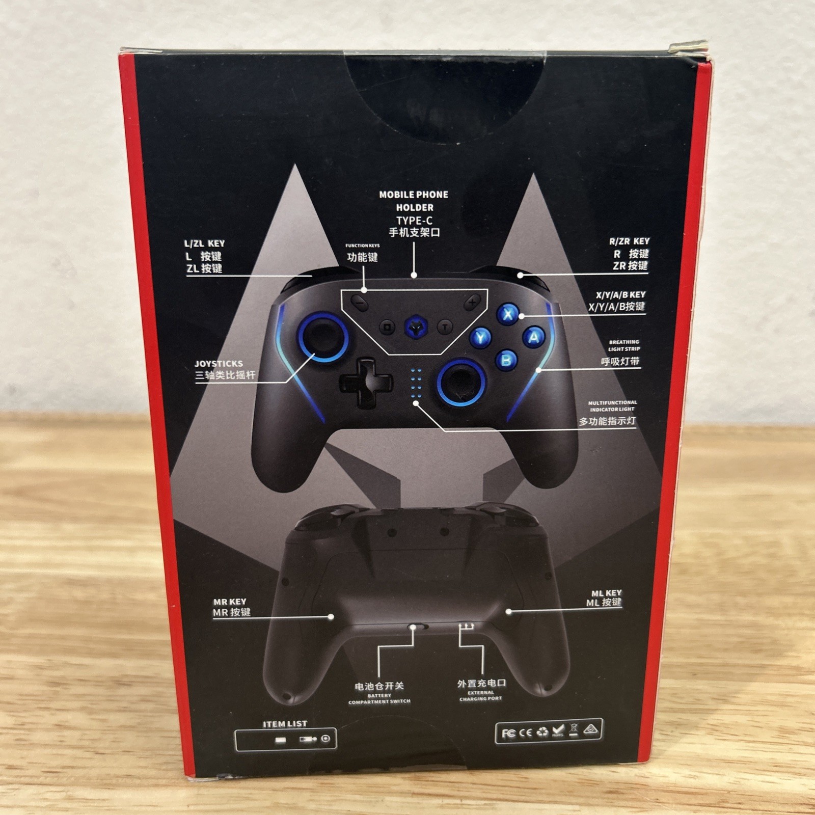 NFC Wireless Controller Pro Wolf V-1 for Switch / Android/ IOS NBCP