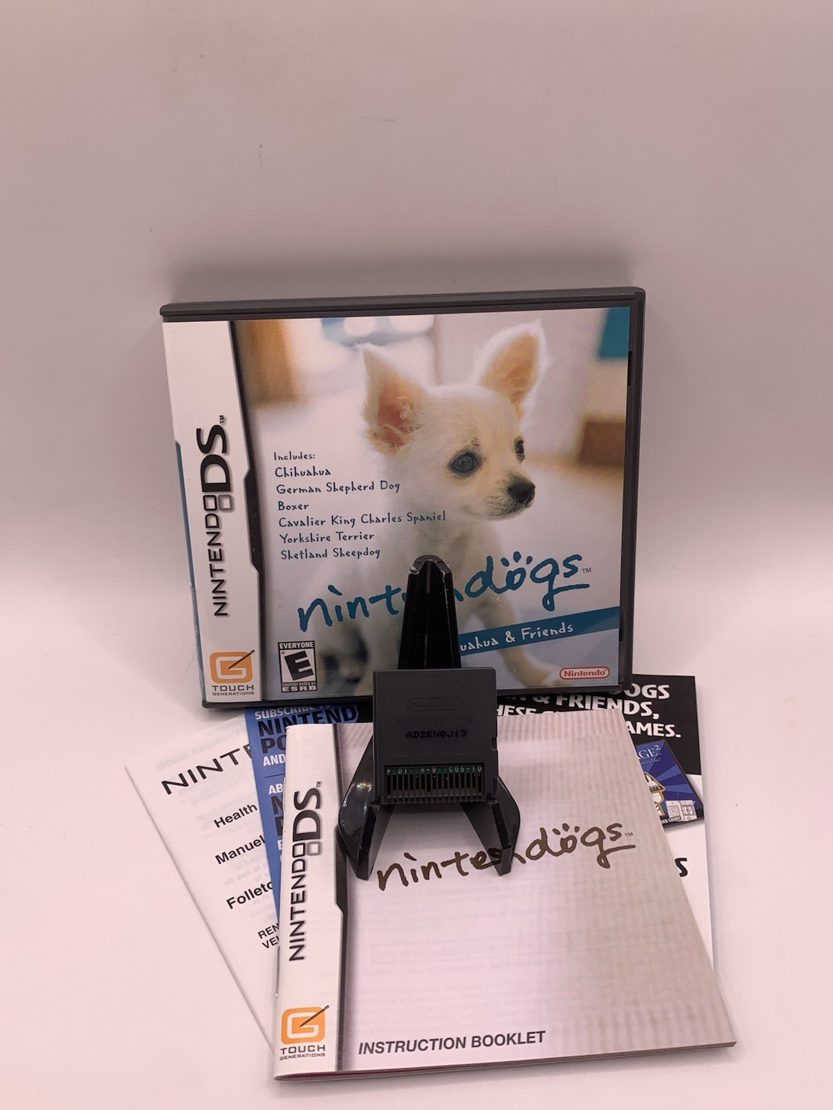 Nintendogs: Chihuahua & Friends (Nintendo DS, 2005) CIB Tested