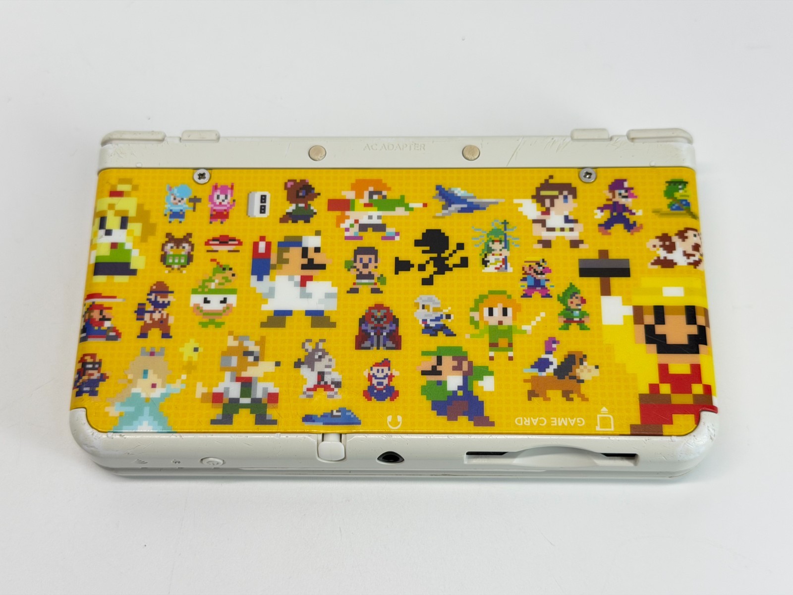 New Nintendo 3DS Handheld System Mario Edition Bundle w/Mario Bros 2 & Maker