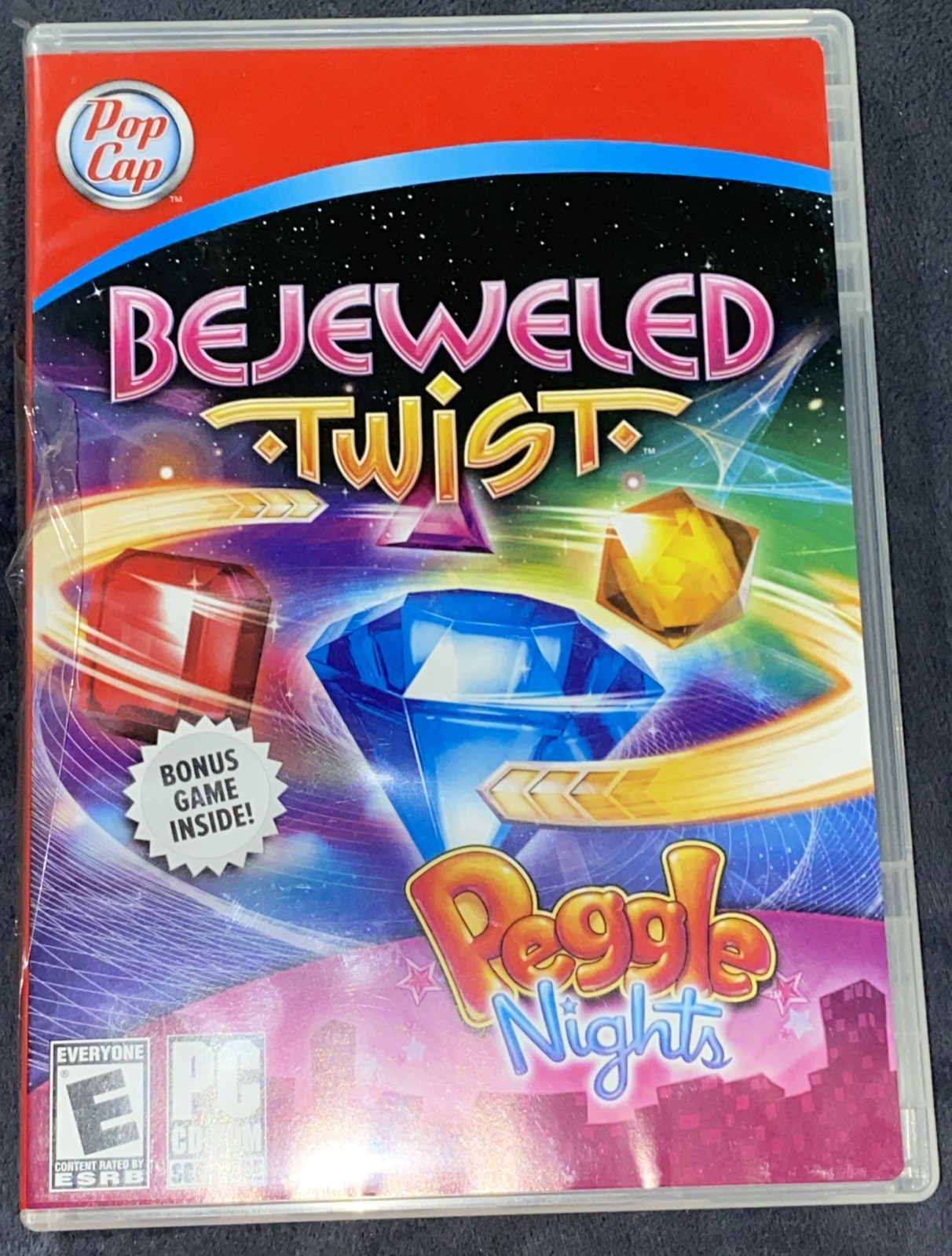 Bejeweled Twist PC CD-ROM Includes Bonus Game, Peggle Nights 2008