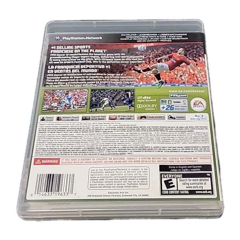 FIFA Soccer 12 (Sony PlayStation 3, 2011)