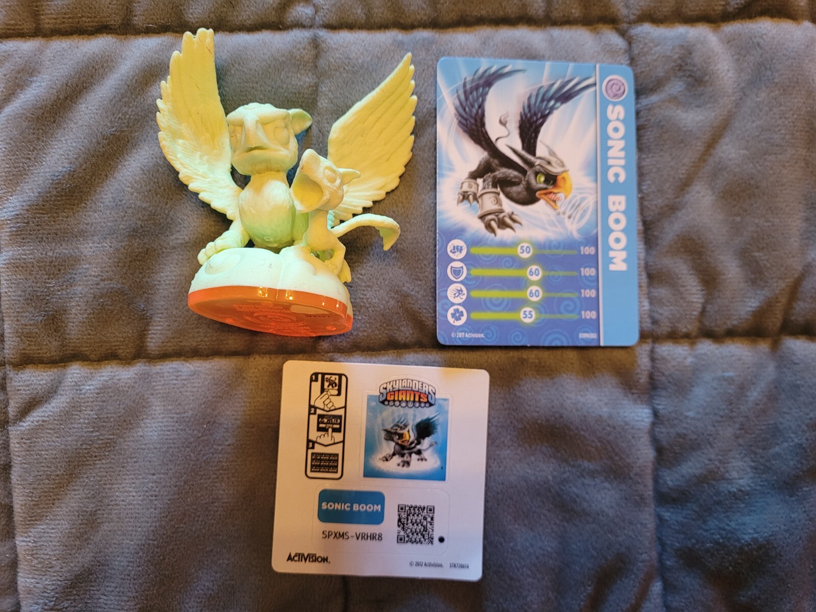 Skylanders Giants Glow In The Dark Sonic Boom Orange Base Activision 2012