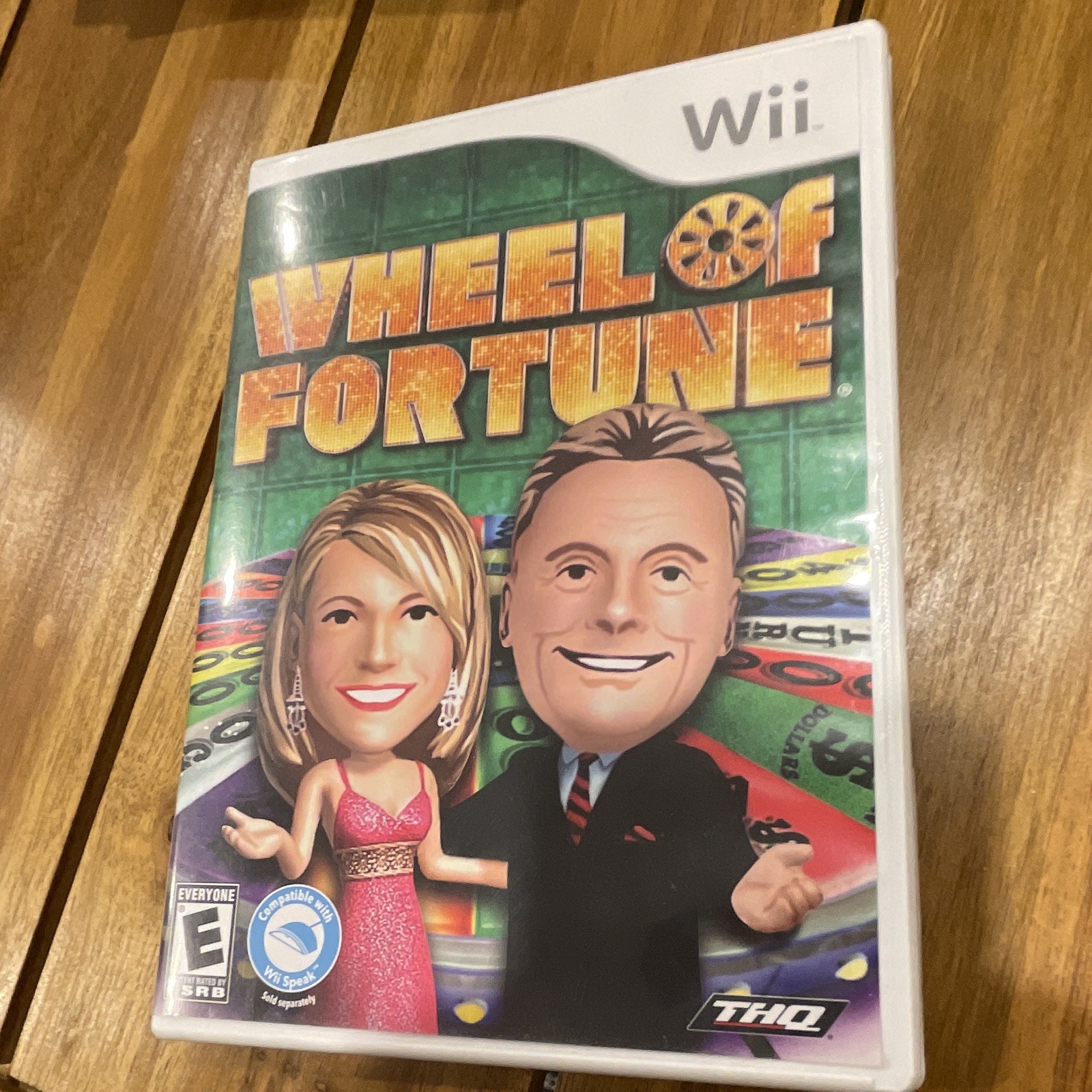 Wheel of Fortune Nintendo Wii Board Game THQ E NTSC-U/C Manual Included