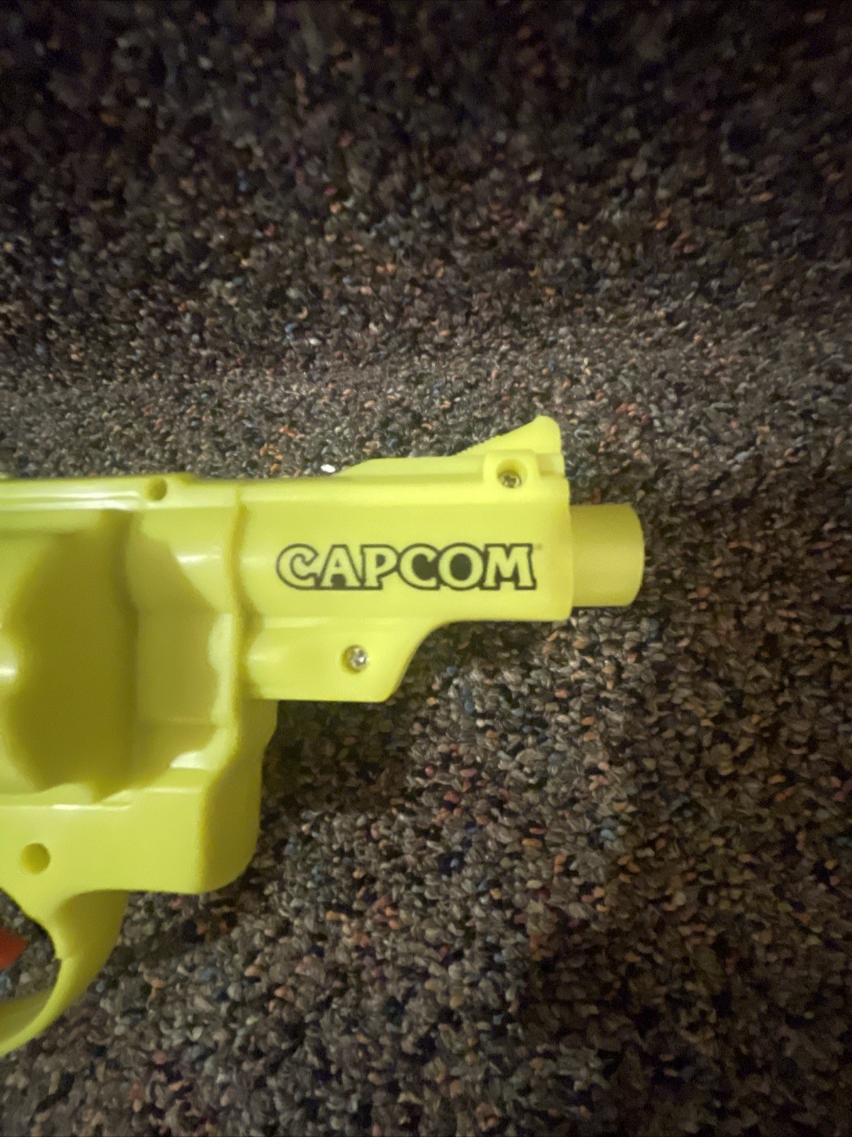 X RARE Capcom Buster Bros Collection Sega Saturn Sony PS1 Promotional Gun CES?