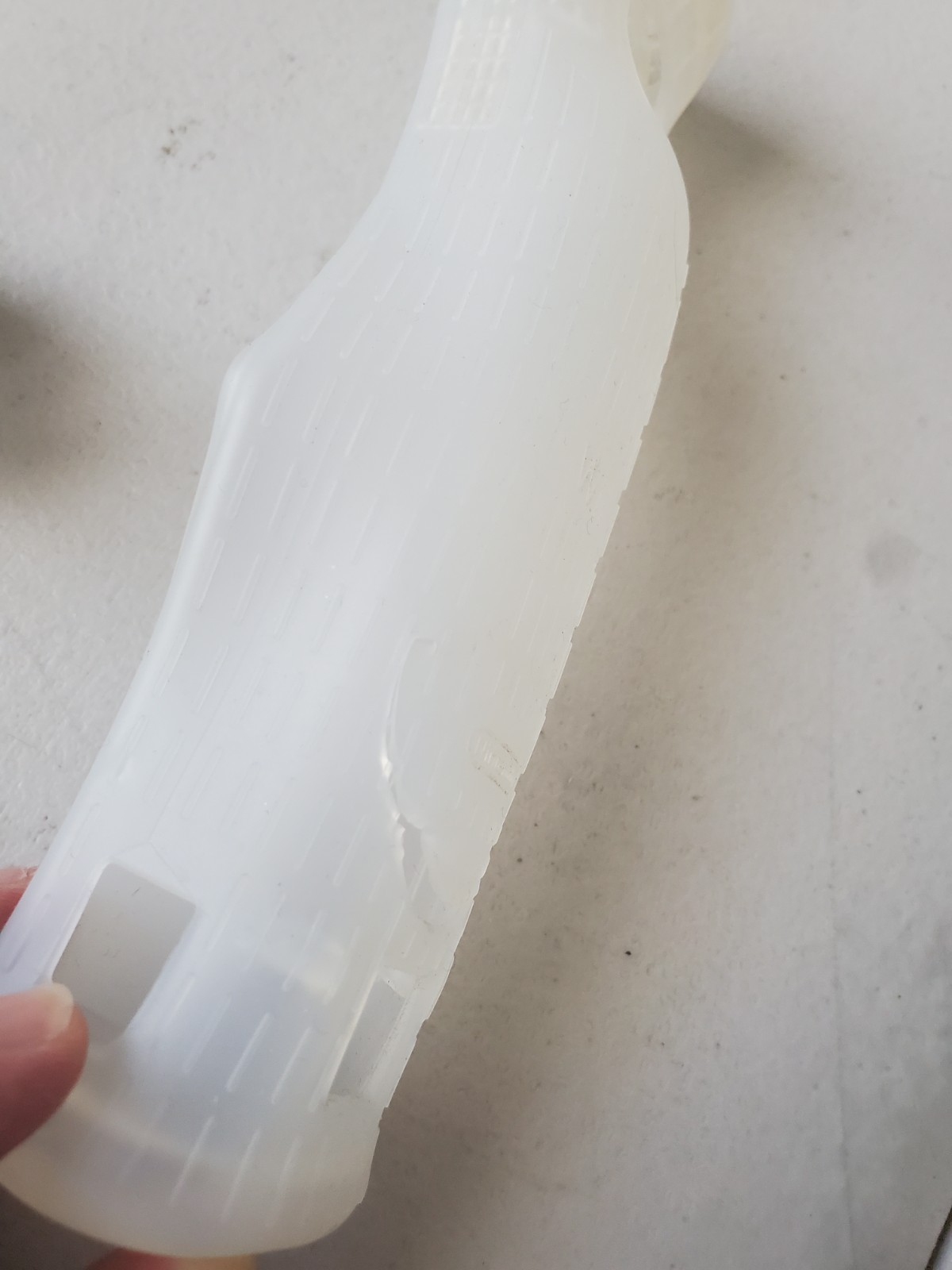 White Motion Plus Adapter w Sleeve OEM NINTENDO WII Genuine Official Cover !