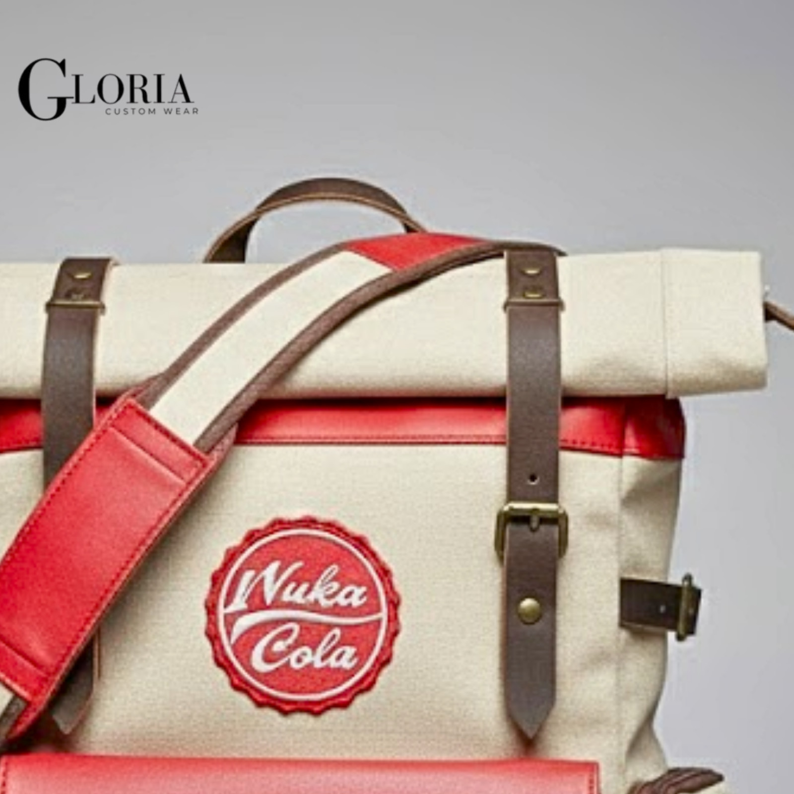 Nuka Cola Bag | Fallout Cosplay Prop Satchel | Wasteland Messenger LARP Gear